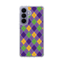 スリムプロテクションケース［ Argyle - Purple ］