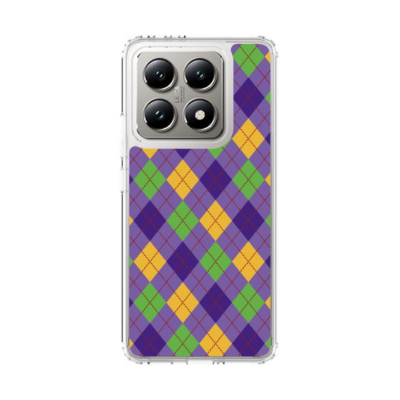 スリムプロテクションケース［ Argyle - Purple ］