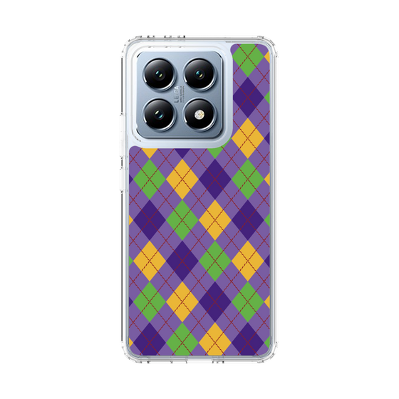 スリムプロテクションケース［ Argyle - Purple ］