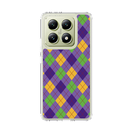 スリムプロテクションケース［ Argyle - Purple ］