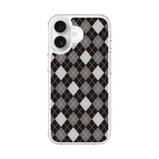 スリムプロテクションケース［ Argyle - Black ］