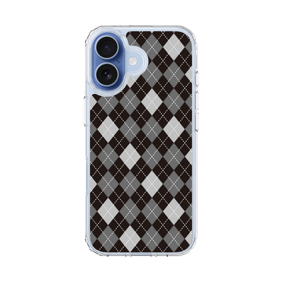 スリムプロテクションケース［ Argyle - Black ］