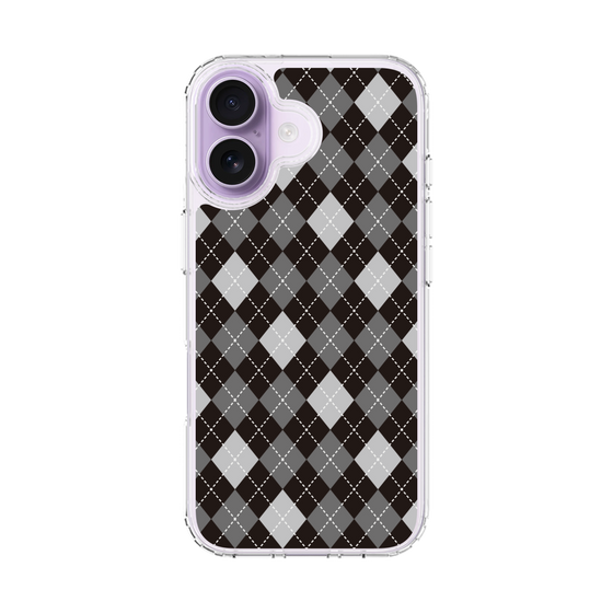 スリムプロテクションケース［ Argyle - Black ］