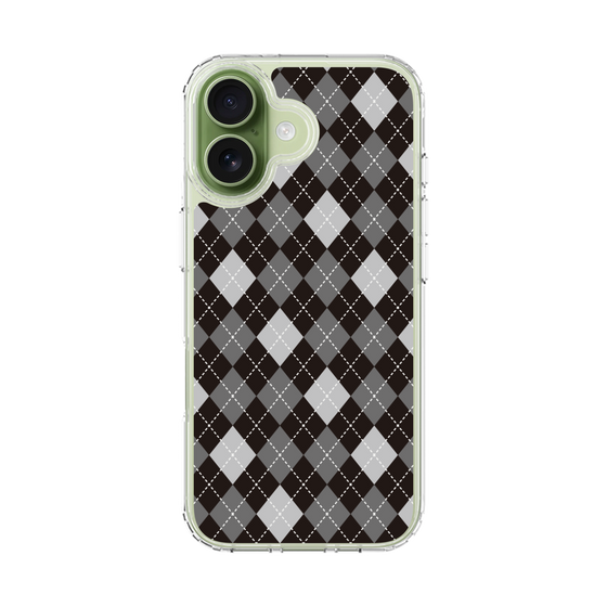 スリムプロテクションケース［ Argyle - Black ］