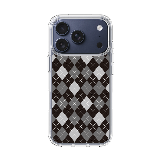 スリムプロテクションケース［ Argyle - Black ］