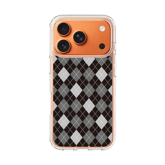 スリムプロテクションケース［ Argyle - Black ］