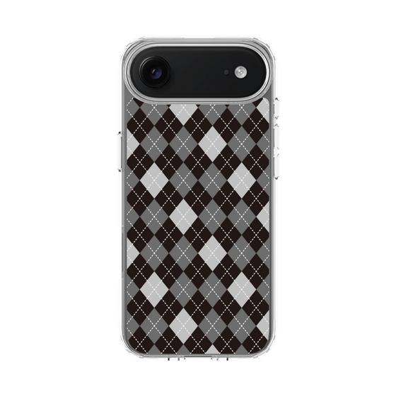 スリムプロテクションケース［ Argyle - Black ］