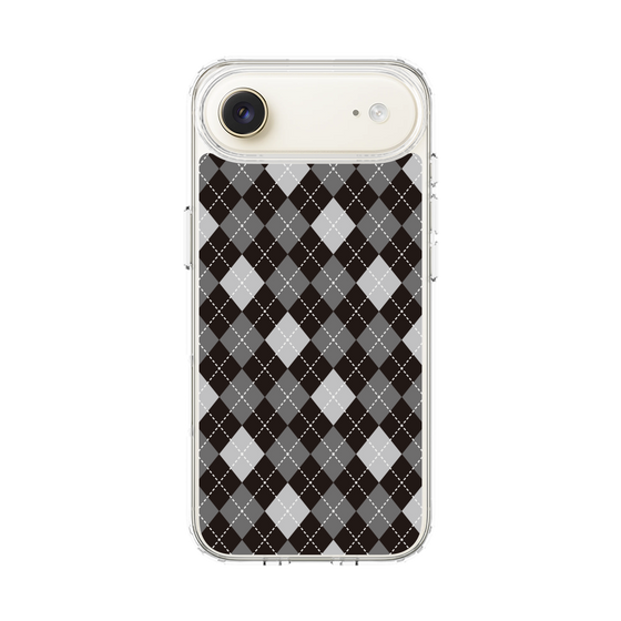 スリムプロテクションケース［ Argyle - Black ］