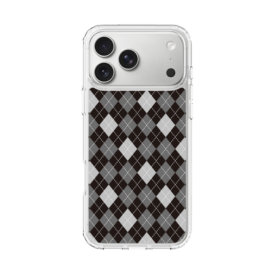 スリムプロテクションケース［ Argyle - Black ］