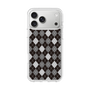 スリムプロテクションケース［ Argyle - Black ］