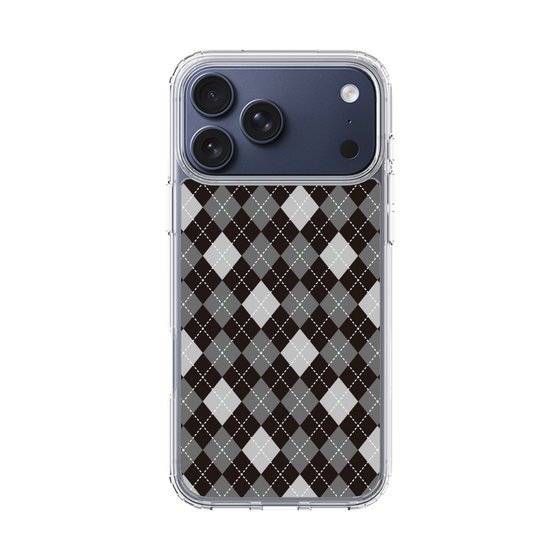 スリムプロテクションケース［ Argyle - Black ］