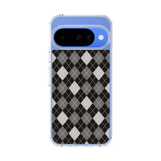 スリムプロテクションケース［ Argyle - Black ］