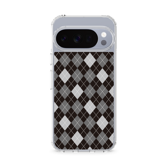 スリムプロテクションケース［ Argyle - Black ］
