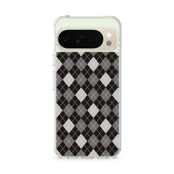 スリムプロテクションケース［ Argyle - Black ］