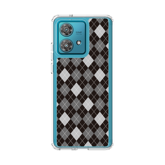 スリムプロテクションケース［ Argyle - Black ］