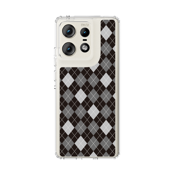 スリムプロテクションケース［ Argyle - Black ］