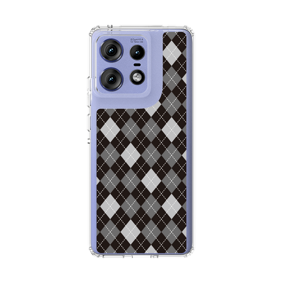 スリムプロテクションケース［ Argyle - Black ］