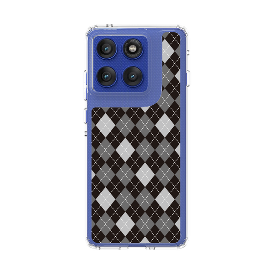 スリムプロテクションケース［ Argyle - Black ］