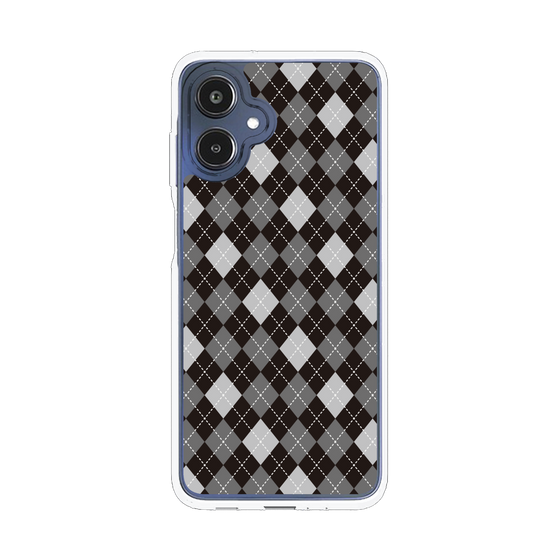 スリムプロテクションケース［ Argyle - Black ］
