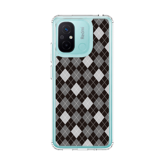 スリムプロテクションケース［ Argyle - Black ］