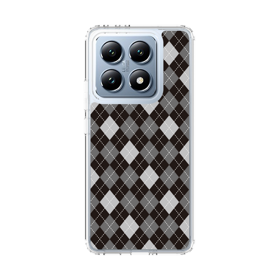 スリムプロテクションケース［ Argyle - Black ］
