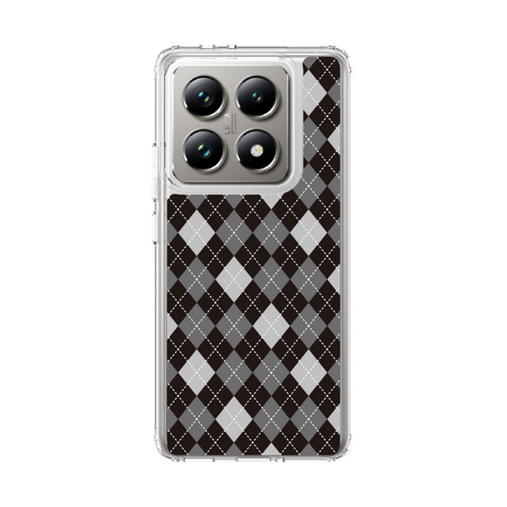 スリムプロテクションケース［ Argyle - Black ］