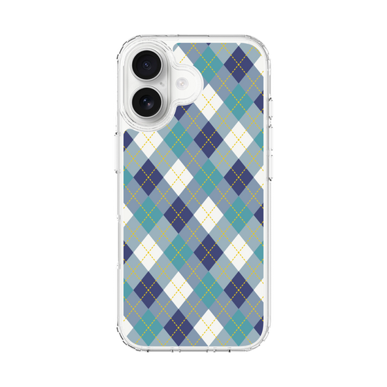 スリムプロテクションケース［ Argyle - Blue ］