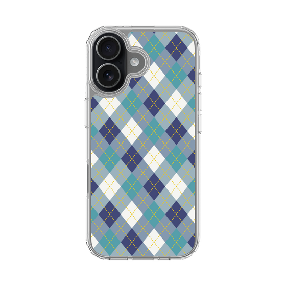 スリムプロテクションケース［ Argyle - Blue ］