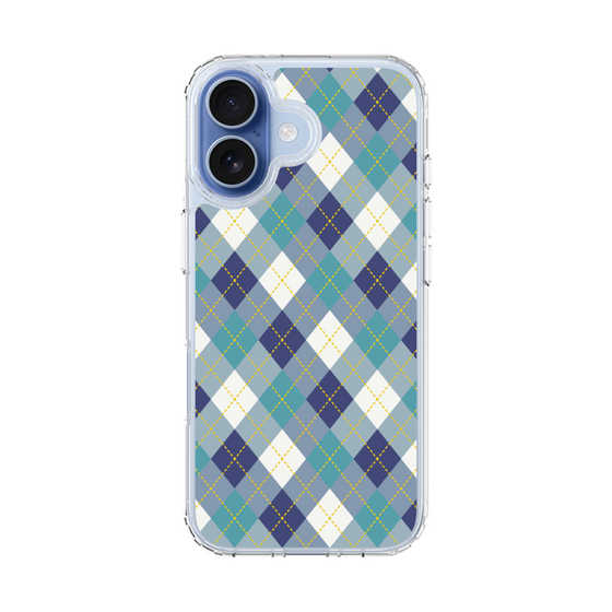 スリムプロテクションケース［ Argyle - Blue ］