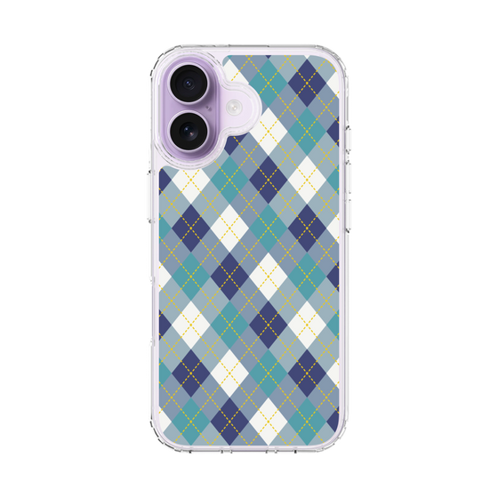 スリムプロテクションケース［ Argyle - Blue ］