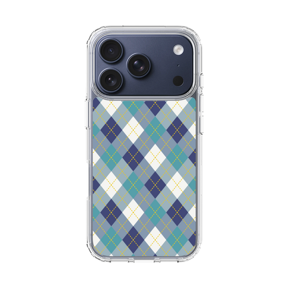 スリムプロテクションケース［ Argyle - Blue ］