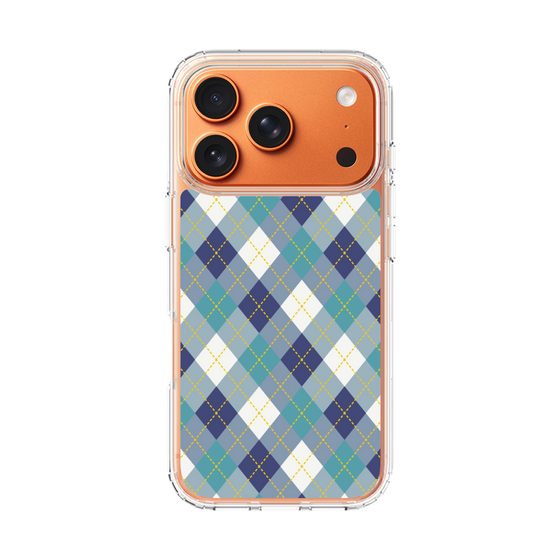 スリムプロテクションケース［ Argyle - Blue ］