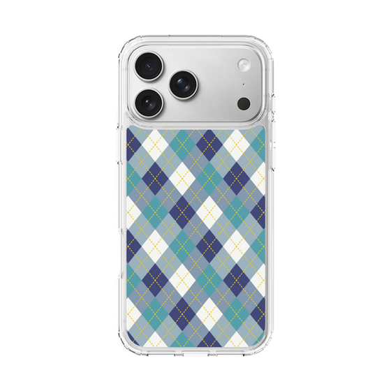 スリムプロテクションケース［ Argyle - Blue ］