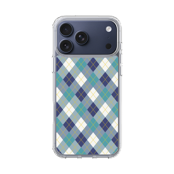 スリムプロテクションケース［ Argyle - Blue ］