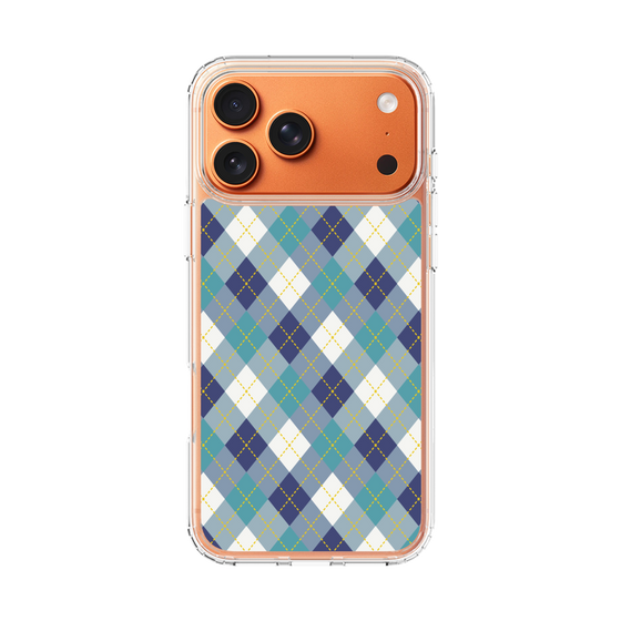 スリムプロテクションケース［ Argyle - Blue ］