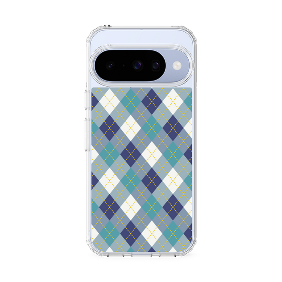 スリムプロテクションケース［ Argyle - Blue ］