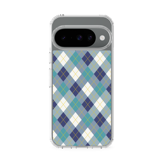スリムプロテクションケース［ Argyle - Blue ］