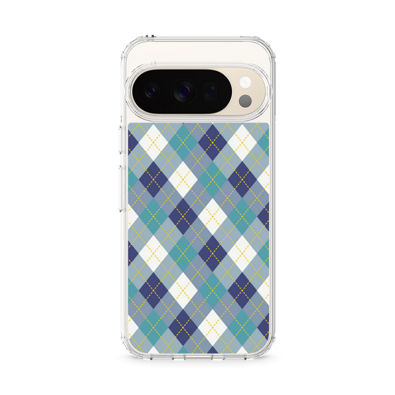 スリムプロテクションケース［ Argyle - Blue ］