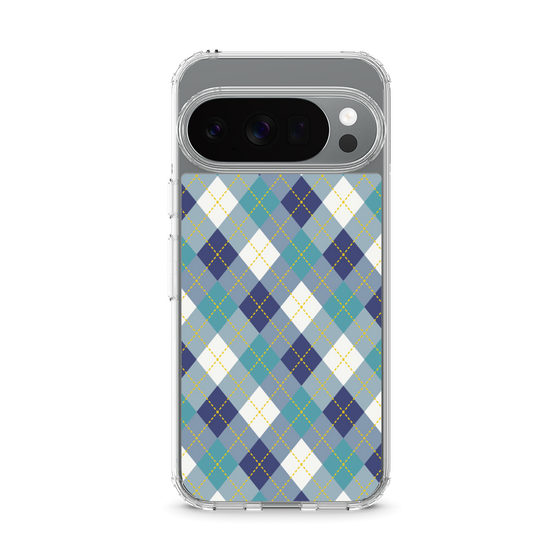 スリムプロテクションケース［ Argyle - Blue ］
