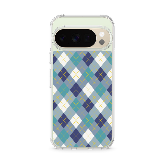スリムプロテクションケース［ Argyle - Blue ］