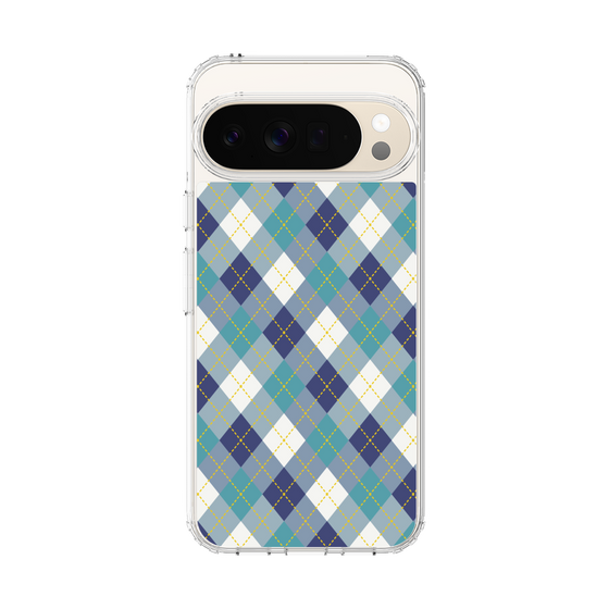 スリムプロテクションケース［ Argyle - Blue ］