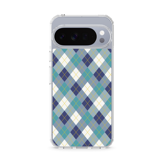 スリムプロテクションケース［ Argyle - Blue ］