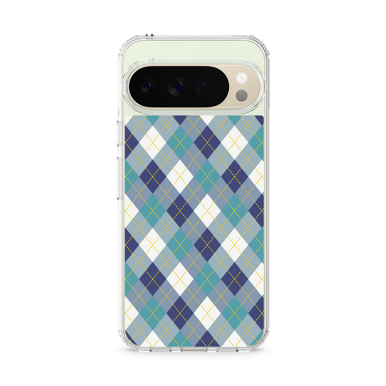 スリムプロテクションケース［ Argyle - Blue ］
