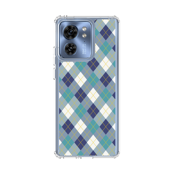 スリムプロテクションケース［ Argyle - Blue ］