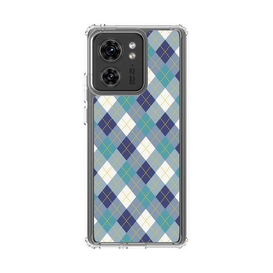 スリムプロテクションケース［ Argyle - Blue ］