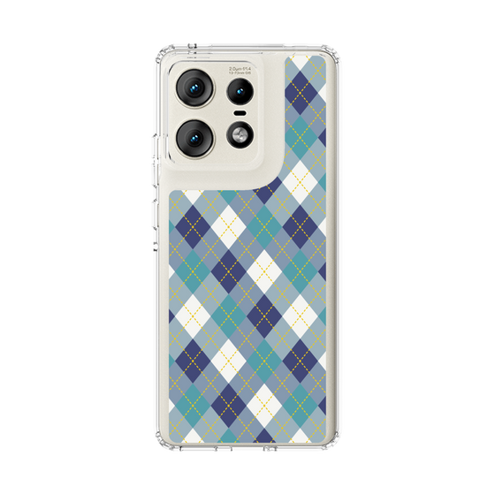 スリムプロテクションケース［ Argyle - Blue ］
