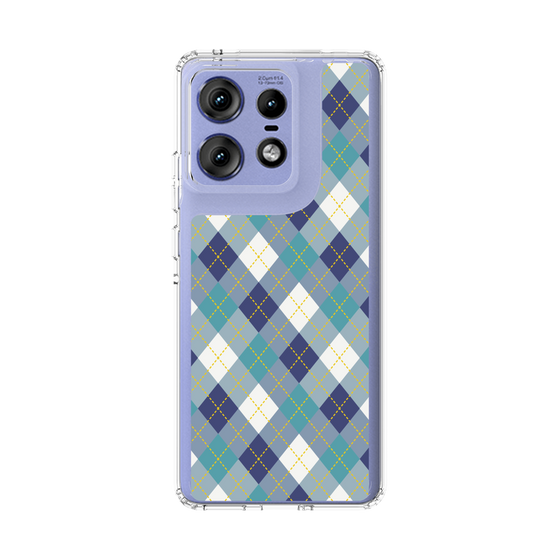 スリムプロテクションケース［ Argyle - Blue ］