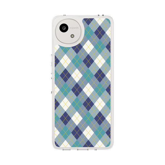 スリムプロテクションケース［ Argyle - Blue ］