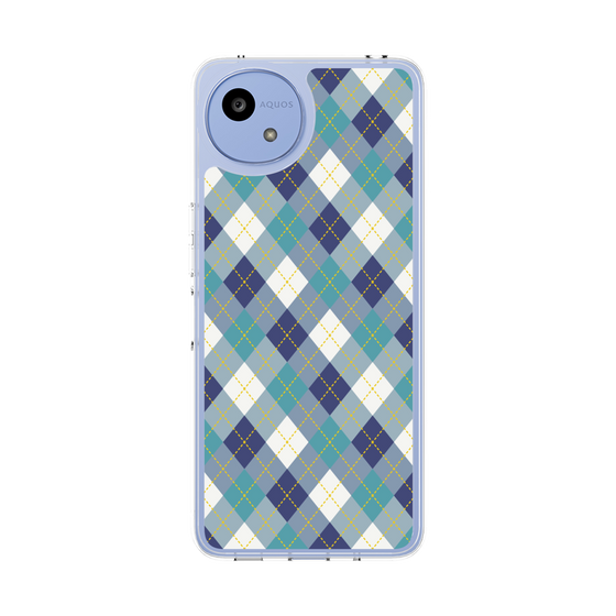 スリムプロテクションケース［ Argyle - Blue ］