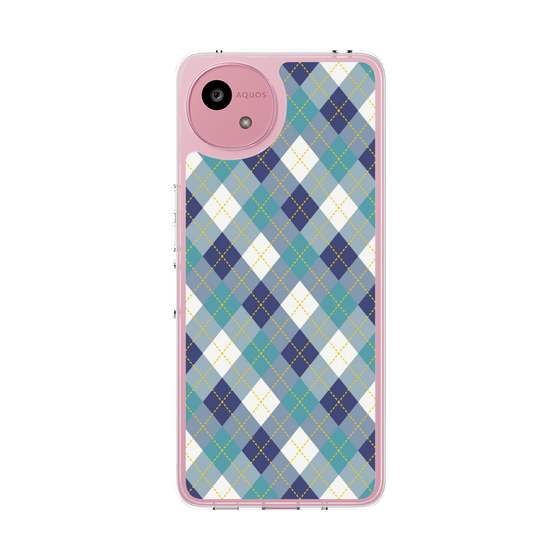 スリムプロテクションケース［ Argyle - Blue ］